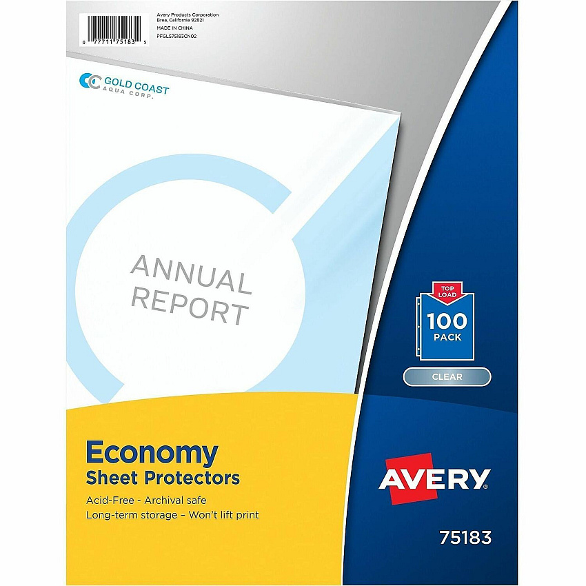 Avery Economy Clear Sheet Protectors (75183)