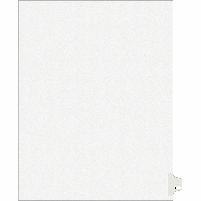 Avery Side Tab Individual Legal Dividers (82341)