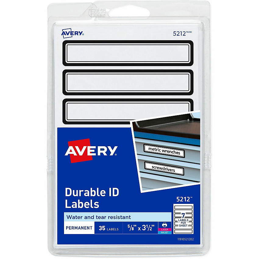 Avery Durable ID Labels (05212)