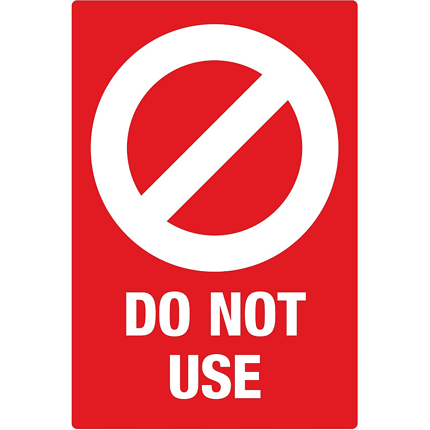 Avery Surface Safe DO NOT USE Table & Chair Decals (AVE83078)