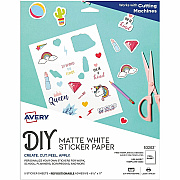 Avery Matte White Sticker Project Paper (53202)
