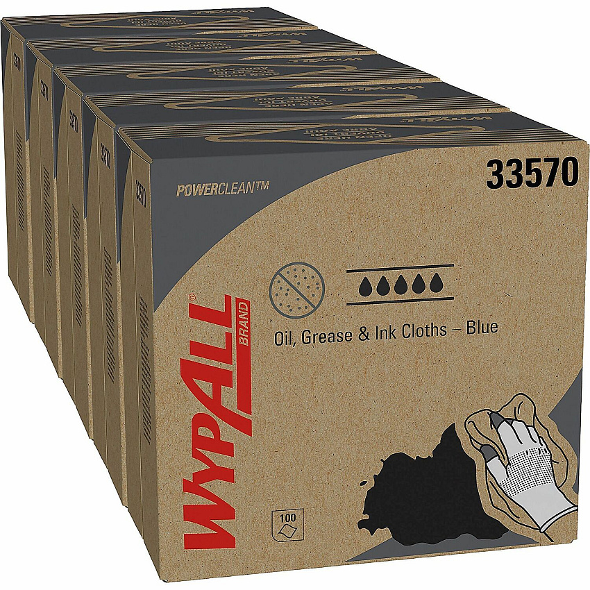 Wypall Oil, Grease & Ink Cloths (KCC33570)