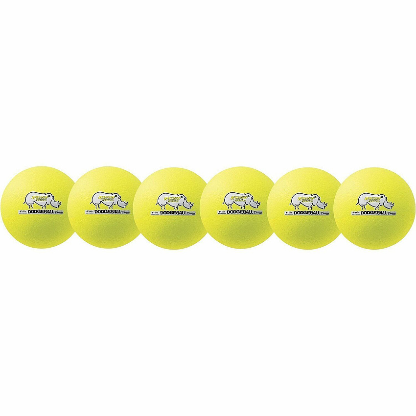 Champion Sports Rhino Skin 6" Dodgeball Set (RXD6NYSET)