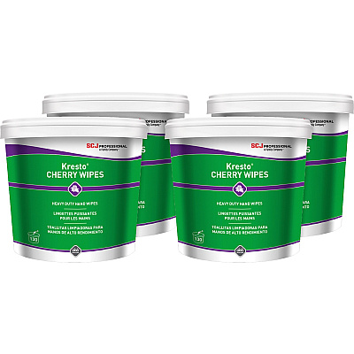SC Johnson Kresto Heavy-Duty XL Hand Wipes (SJNKCW130WCT)