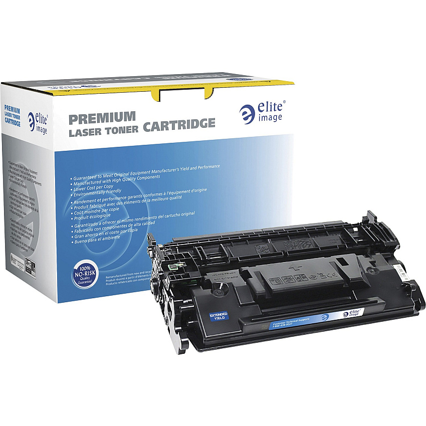 Elite Image Remanufactured Laser Toner Cartridge - Alternative for HP 26X - Black - 1 Each (ELI03432)