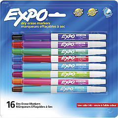 EXPO Low-Odor Dry Erase Fine Tip Markers (SAN2138471)