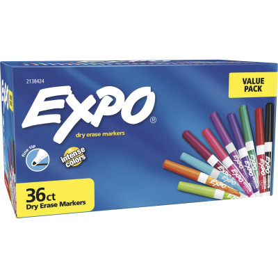 EXPO Low-Odor Dry Erase Fine Tip Markers (2138424)