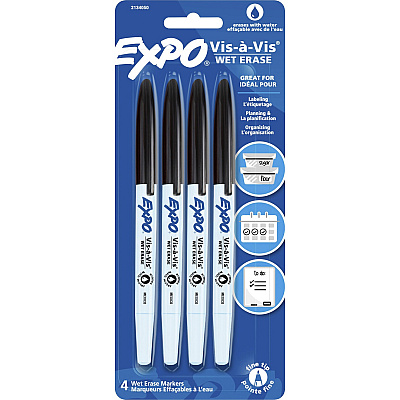 EXPO Vis-A-Vis Wet-Erase Markers (SAN2134050)