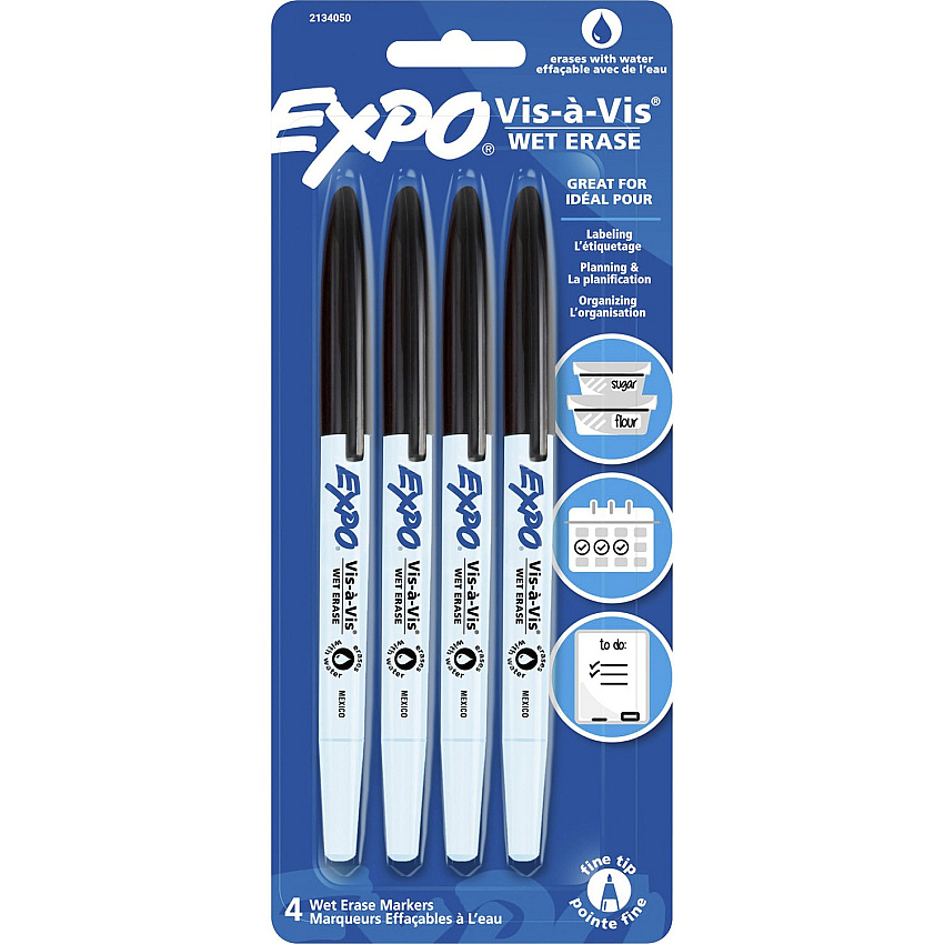 EXPO Vis-A-Vis Wet-Erase Markers (SAN2134050)