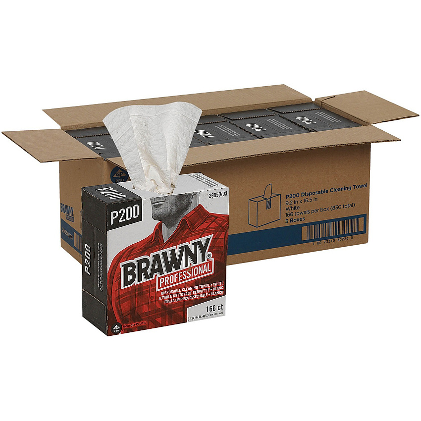 Brawny Professional P200 Disposable Cleaning Towels (GPC2905003)