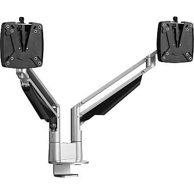 Novus CLU Duo 990+4019+000 Mounting Arm for Monitor - Silver (9904019000)