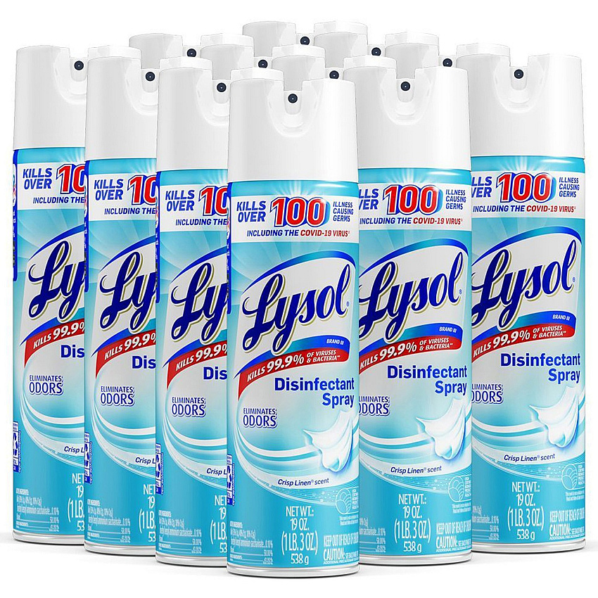 LYSOL Crisp Linen Disinfectant Spray (RAC79329CT)