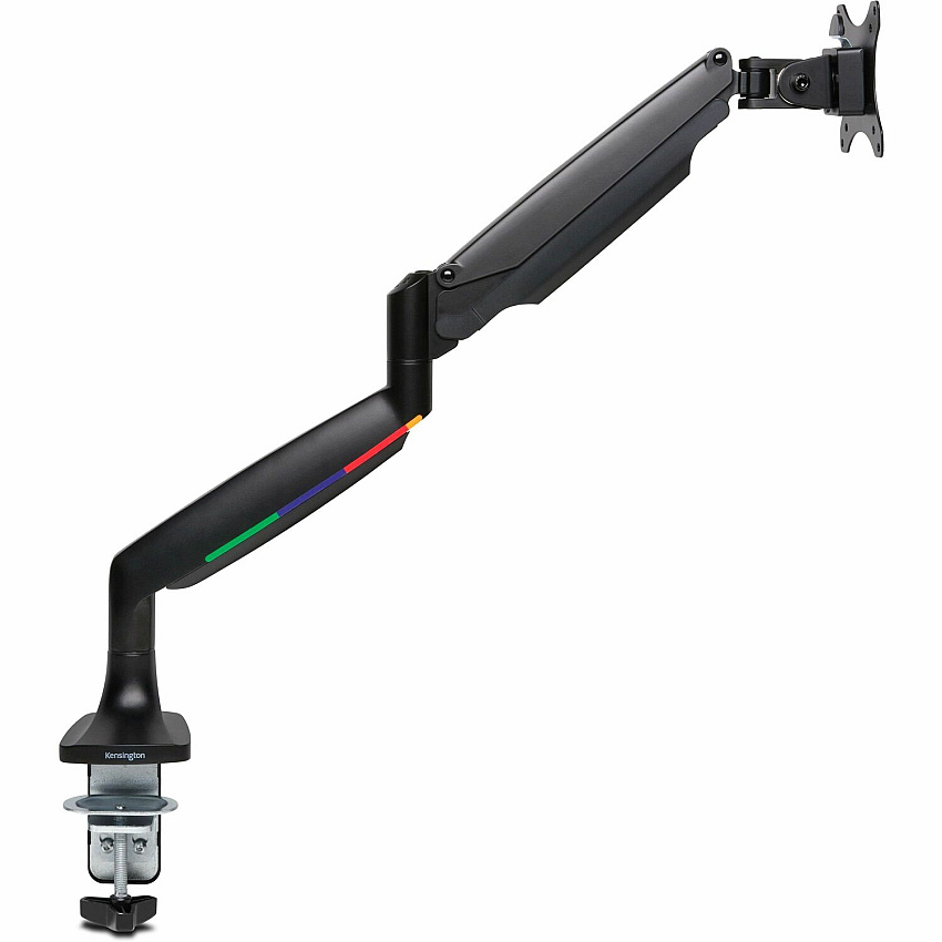 Kensington SmartFit Mounting Arm for Monitor, Curved Screen Display, Flat Panel Display - Black - Landscape/Portrait (KMW59600)