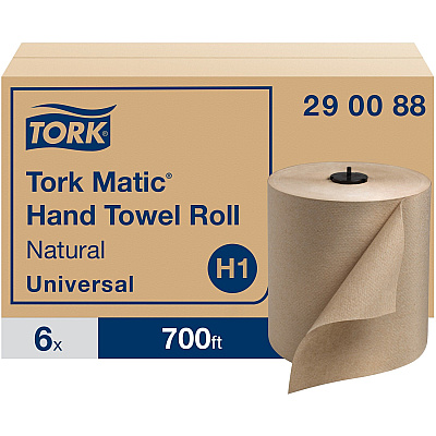 Tork Matic Hand Towel Roll Natural H1 (TRK290088)