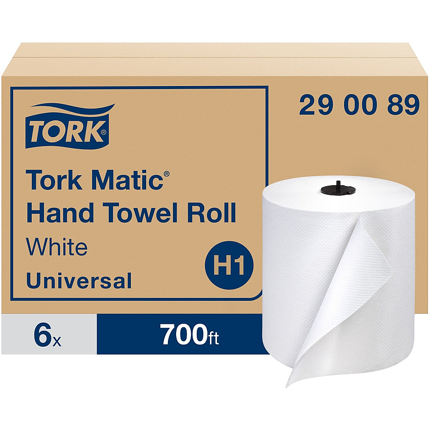 Tork Matic Hand Towel Roll White H1 (TRK290089)