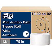 Tork Jumbo Toilet Paper Roll White T2 (TRK12024402)