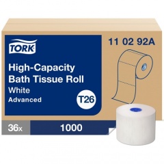 Tork High-Capacity Toilet Paper Roll White T26 (110292A)