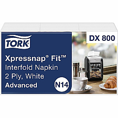 TORK Xpressnap Fit Interfold Dispenser Napkin (TRKDX800)