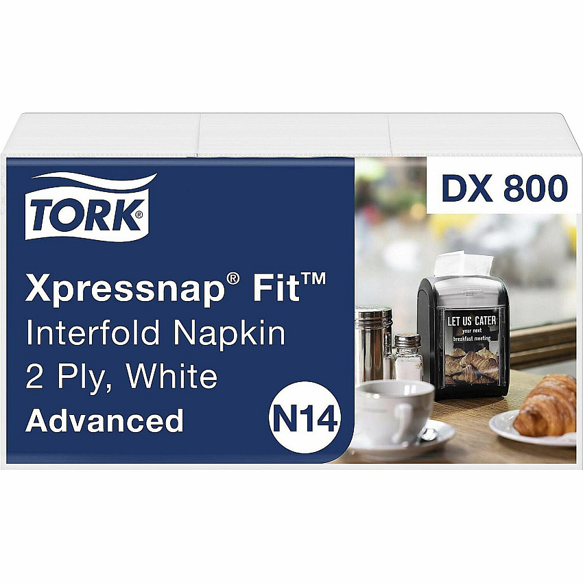 TORK Xpressnap Fit Interfold Dispenser Napkin (TRKDX800)