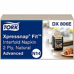 Tork Xpressnap Fit Natural Dispenser Napkin N14 (TRKDX806E)