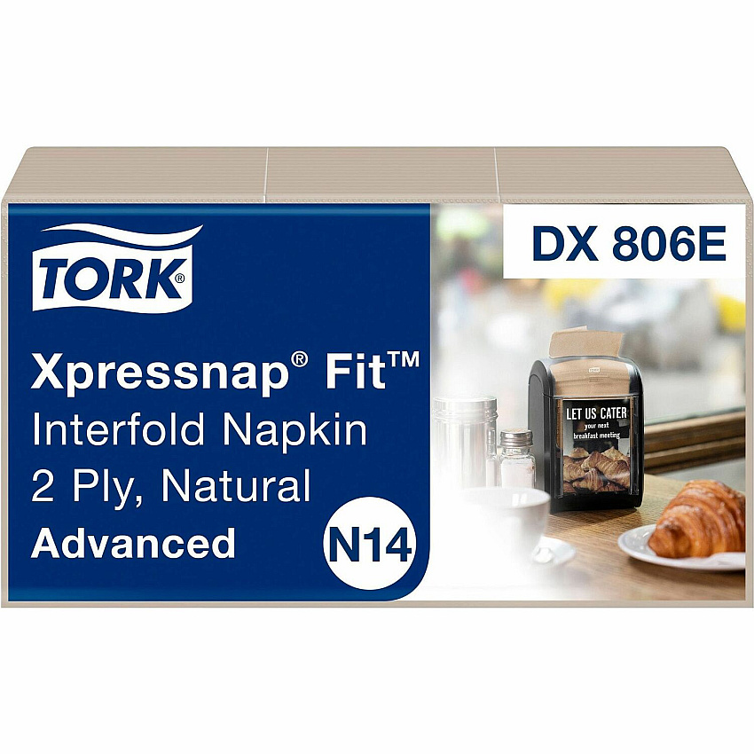 Tork Xpressnap Fit Natural Dispenser Napkin N14 (TRKDX806E)