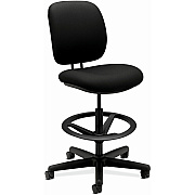 HON ComforTask Stool | Extended Height, Footring | Black Fabric (HON5905CU10T)