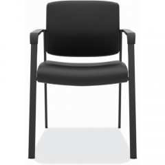 HON Validate Stacking Guest Chair | Black SofThread Leather (VL605SB11)