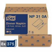 Tork White Dinner Napkin (NP310A)