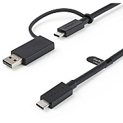 StarTech 3ft Hybrid Usb-c Cable W/ Usb-a Adapter (USBCCADP)