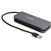 StarTech 4 Port Usb 3.0 Hub 5gbps 4a - 11in Cable (HB30AM4AB)