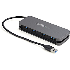 StarTech 4 Port Usb 3.0 Hub 5gbps 4a - 11in Cable (HB30AM4AB)