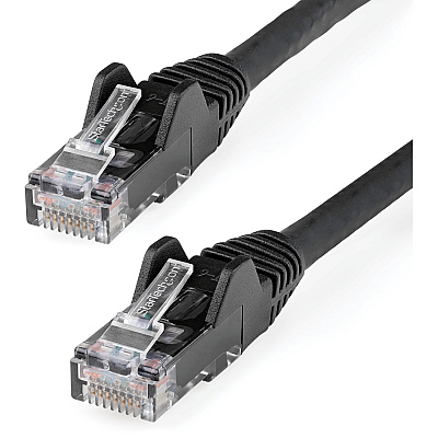 StarTech 1ft Lszh Cat6 Ethernet Cable - Black (N6LPATCH1BK)