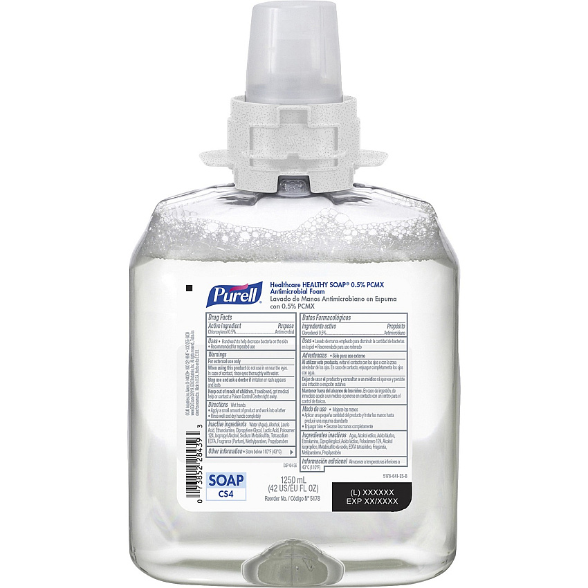 PURELL CS4 HEALTHY SOAP 0.5% PCMX Antimirobial Foam Refill (GOJ517804CT)