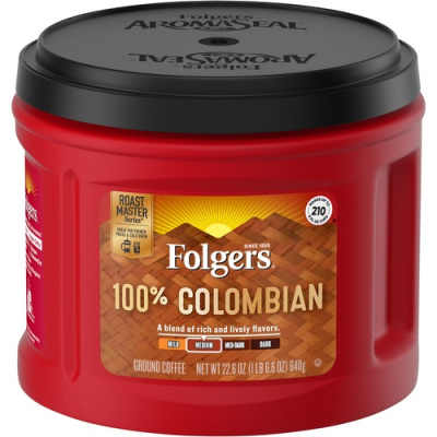 Folgers Ground 100% Colombian Coffee (20532)