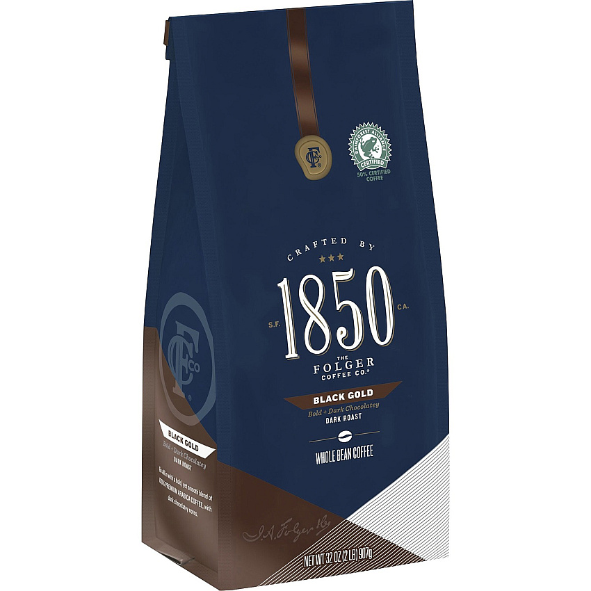 1850 Whole Bean Black Gold Coffee (FOL21522)