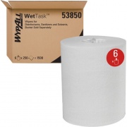 Wypall Power Clean WetTask Wipers for Disinfectants, Sanitizers and Solvents (53850)