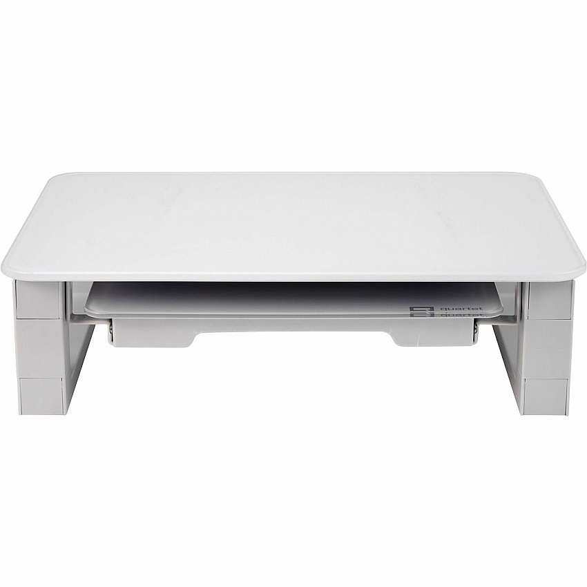 Quartet Monitor Riser with Glass Dry-Erase Board Desktop (QRTQ090GMRW01)
