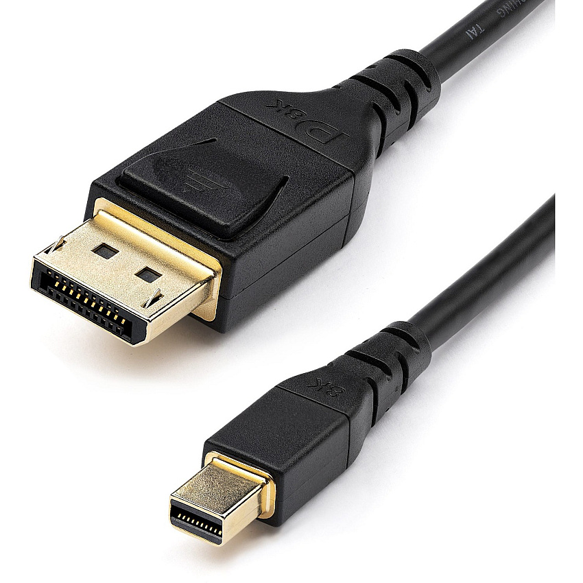 StarTech 3ft 8k Mini Dp To Displayport 1.4 Cable (DP14MDPMM1MB)