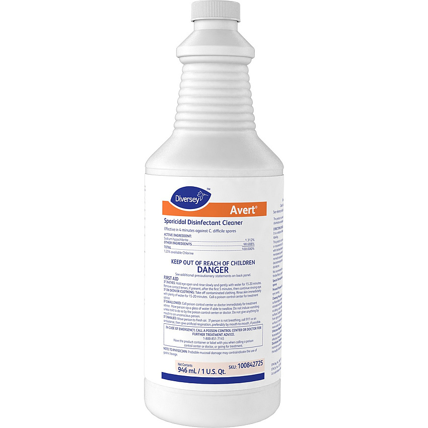 Diversey Avert Sporicidal Disinfect Cleaner (DVO100842725)