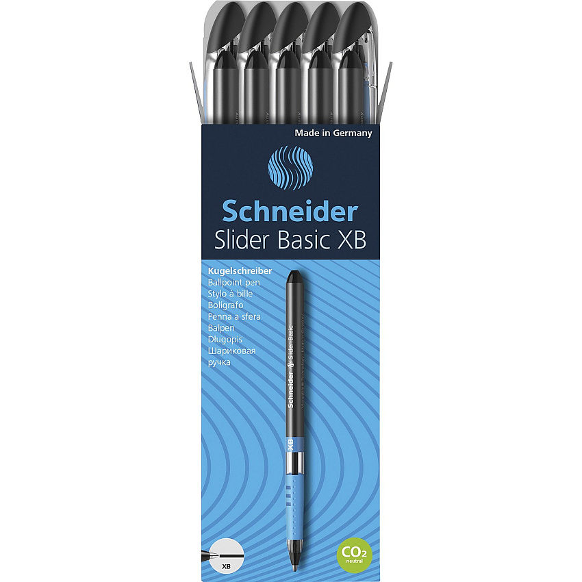 Schneider Slider Basic XB Ballpoint Pen (RED151201)