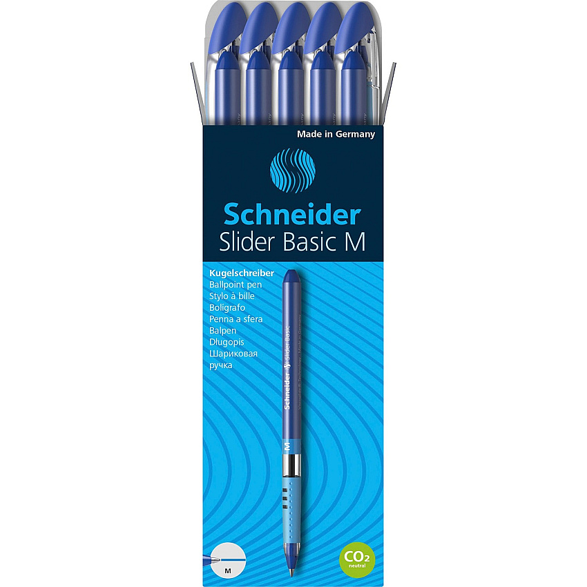 Schneider Slider Basic Medium Ballpoint Pen (RED151103)