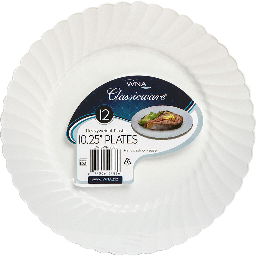 Classicware 10-1/4" Heavyweight Plates (WNARSCW101212PK)