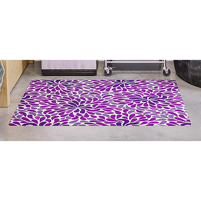 deflecto FashionMat Purple Rain Chair Mat (DEFCM3540PR)