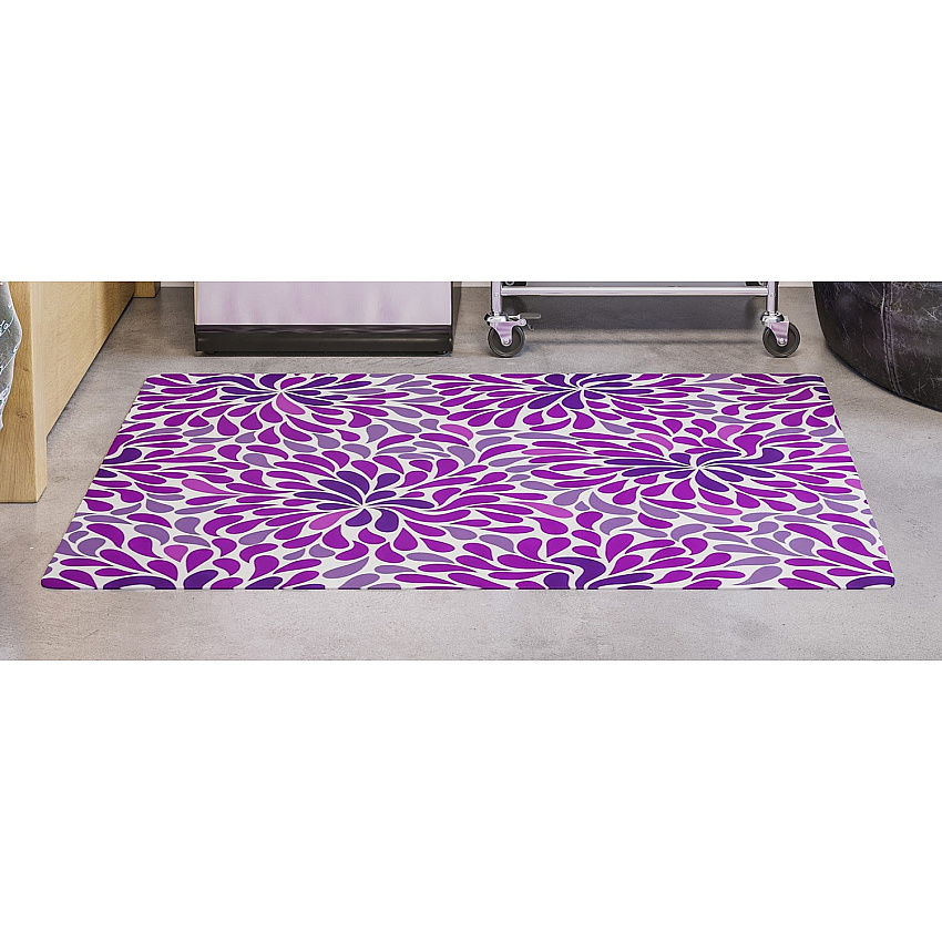 deflecto FashionMat Purple Rain Chair Mat (DEFCM3540PR)