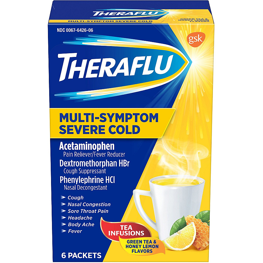 Theraflu Multi-Symptom Severe Cold & Cough Medicine (GKC91706)