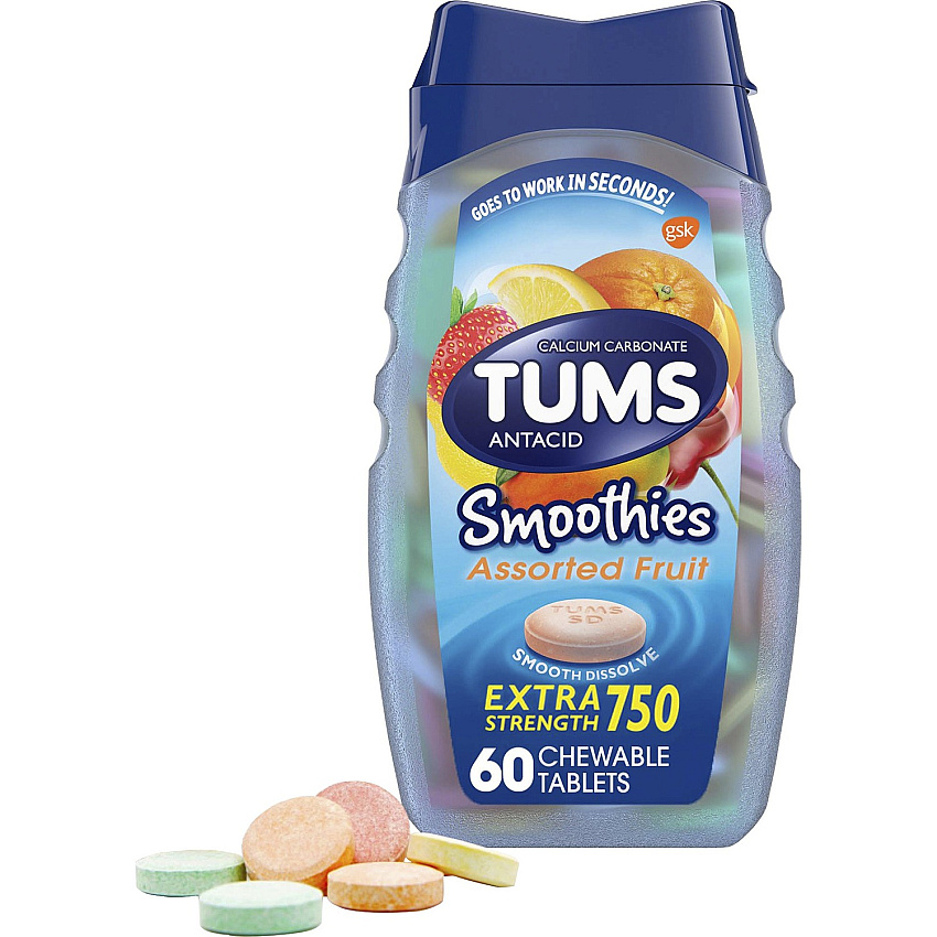 TUMS Smoothies Extra Strength Antacid Chewable Tablet (GKC39287)