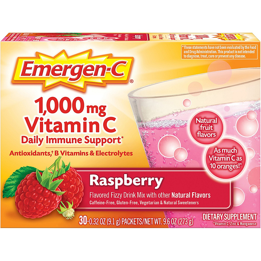 Emergen-C Raspberry Vitamin C Drink Mix (GKC30201)
