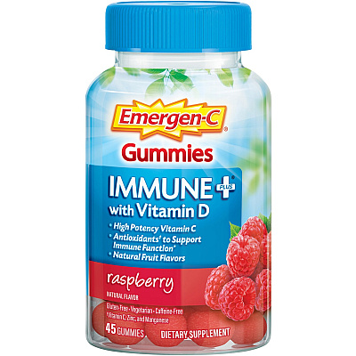 Emergen-C Immune+ Raspberry Gummies (GKC10047)