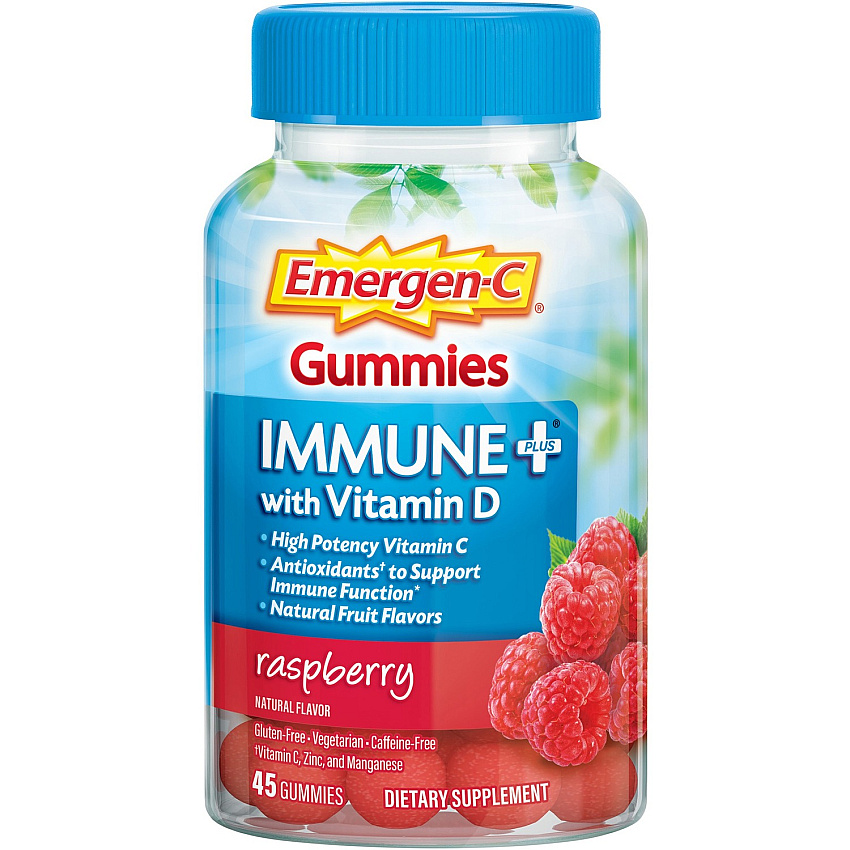 Emergen-C Immune+ Raspberry Gummies (GKC10047)