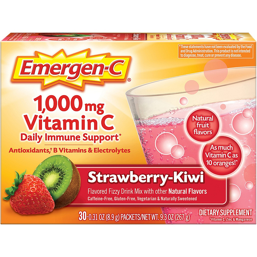 Emergen-C Strawberry-Kiwi Vitamin C Drink Mix (GKC30319)